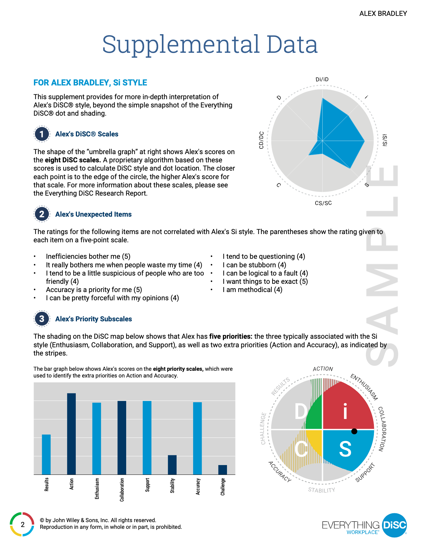 Everything DiSC Workplace Report - Sample